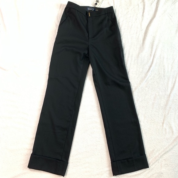 Magaschoni Pants - Magaschoni Black Wool Pants NEW Size 0